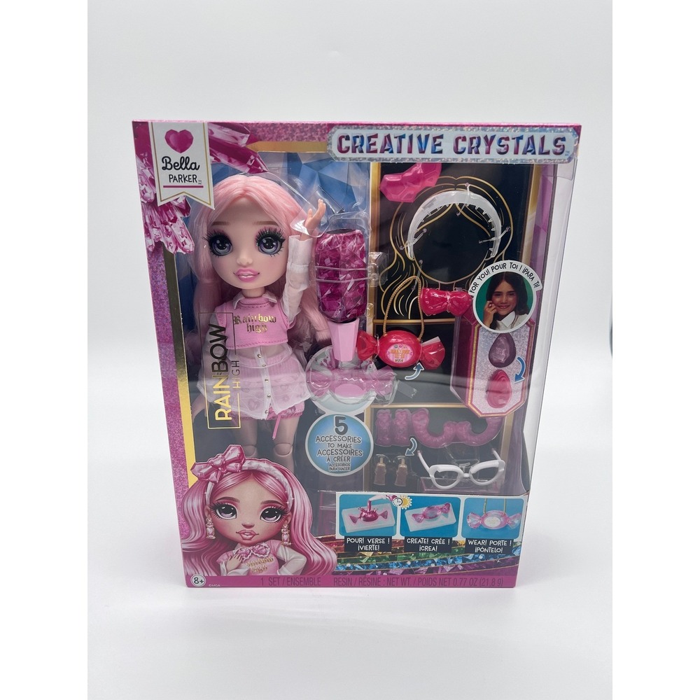 Rainbow High Bella Parker Creative Crystals Pink Fashion Doll DIY Accessories